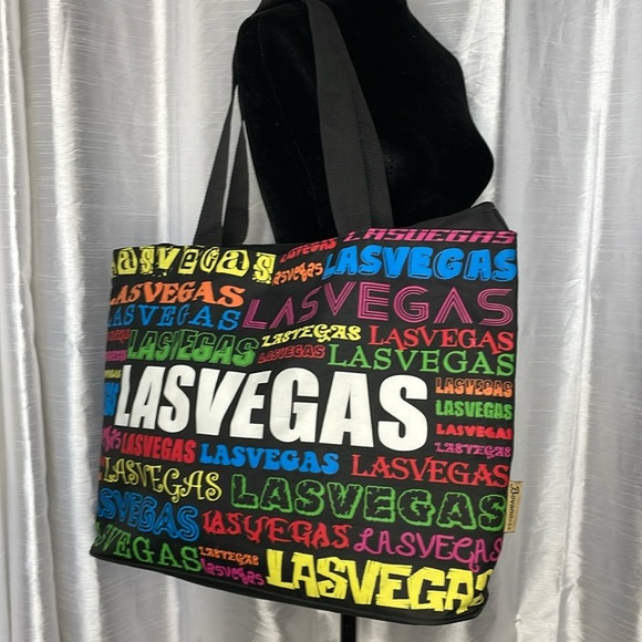 Bovano U.S.A Las Vegas Graphic Tote - Picture 1 of 8